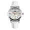 Leather waterproof ladies watch