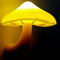 LED Night Light Mushroom Wall Socket Lamp EU US AU Plug Warm-White light.