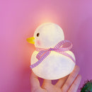 Led Night Light Cute Little Duck Room Bedside Lamp