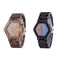 LED Display Wooden Watch Men Wristwatches Wood Night Vision