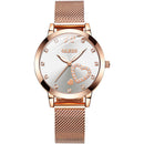 Rose Gold Fashion Leisure Student Quartz Watch