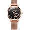 Rose Gold Fashion Leisure Student Quartz Watch