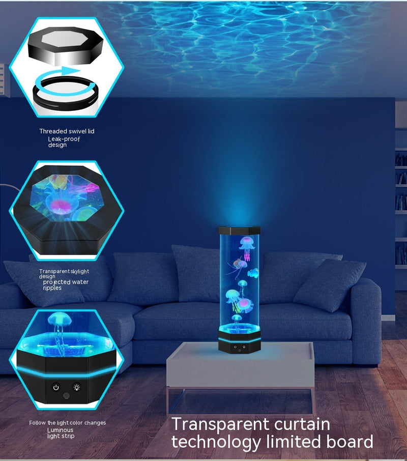 The Aquatic Glow™ Jellyfish Lava Lamp