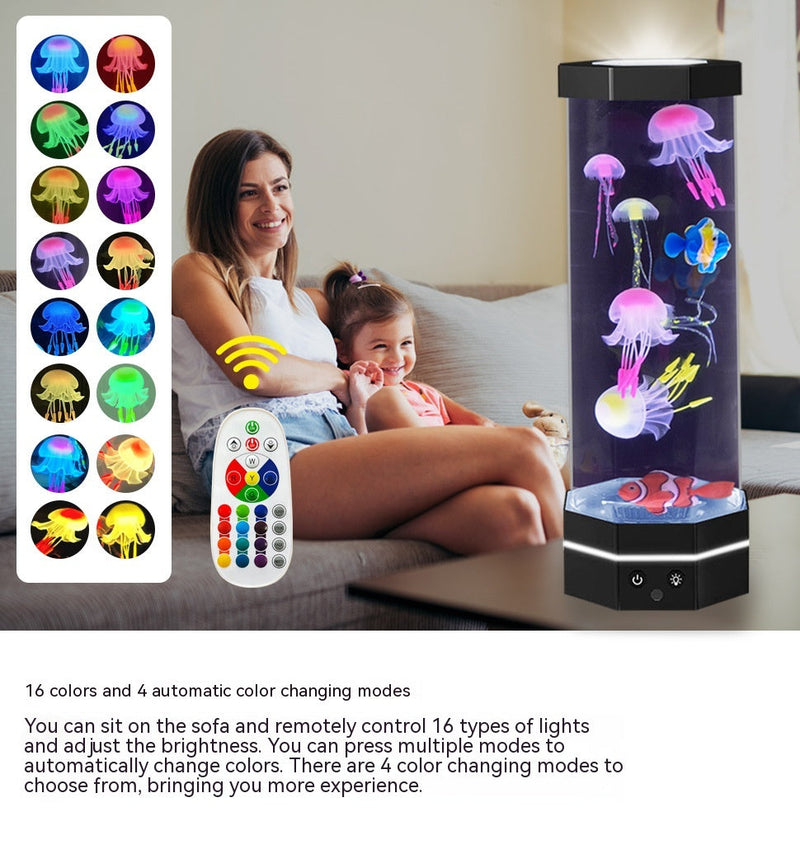 The Aquatic Glow™ Jellyfish Lava Lamp