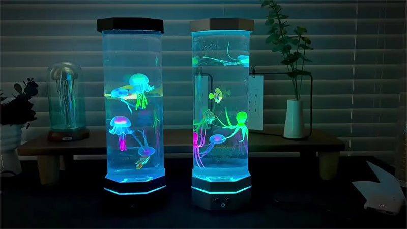 The Aquatic Glow™ Jellyfish Lava Lamp