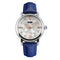 Leather waterproof ladies watch