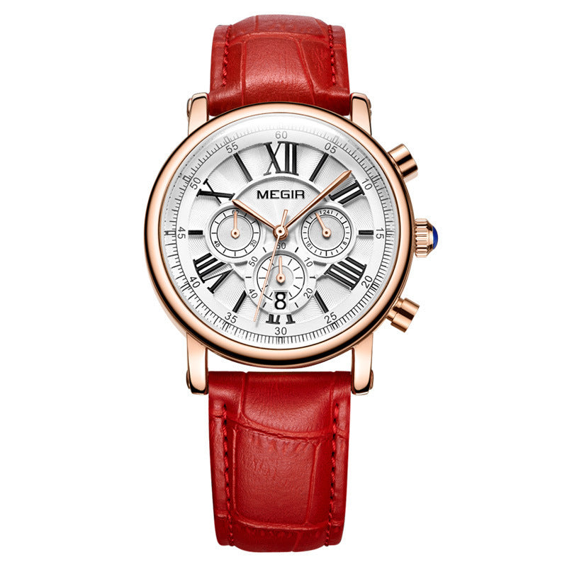 Trend Multifunctional Chronograph Women's Watch