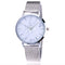 Vansvar fashion brand silver and gold mesh band creative marble wristwatch casual women quartz watches gift relogio feminino