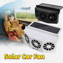 Car Fan Solar Window Sun Powered Car Auto Air Vent Cool Cooling System Radiator Fan