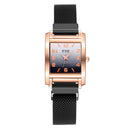 Magnetic buckle casual quartz female watch