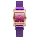 Magnetic buckle casual quartz female watch