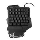 One-Handed Mechanical Gaming Keyboard RGB Backlit Portable Mini Gaming Keypad Game Controller