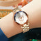 Polygonal Glass Solid Stainless Steel Strap Women's Waterproof Watch