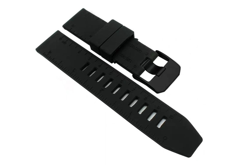 23mm silicone strap