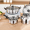 Stainless Steel Pot Set Pot Milk Pot Soup Pot Frying Pan With Kettle