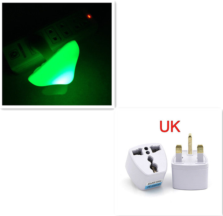 LED Night Light Mushroom Wall Socket Lamp EU US AU Plug Warm-White light.