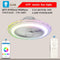 50CM Ceiling Fan Led With Light And Remote Control Smart Fan Lamp Bluetooth Sound Chandelier For Bedroom