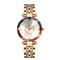 Polygonal Glass Solid Stainless Steel Strap Women's Waterproof Watch