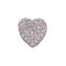 All-match Exquisite Small Silver Brooch With Full Diamonds And Diamonds