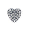 All-match Exquisite Small Silver Brooch With Full Diamonds And Diamonds