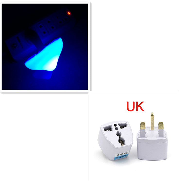 LED Night Light Mushroom Wall Socket Lamp EU US AU Plug Warm-White light.