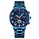 True Three Eyes Six Hands Quartz Men's Watch