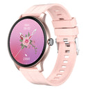 Bluetooth Call Women Round Smartwatch Waterproof Sports