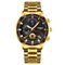 True Three Eyes Six Hands Quartz Men's Watch