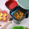 Multicolor Edible Silicon Square Air Fryer Tray Suitable For Air Fryer