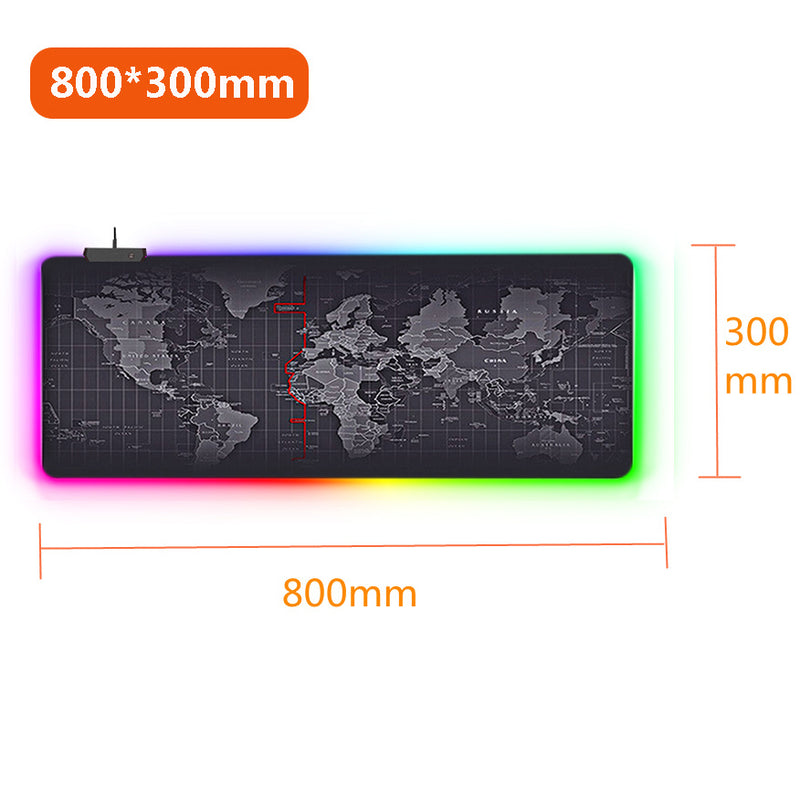 Large Mouse Pad, Gaming Gaming, Colorful Seaming, Waterproof Cloth