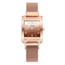 Magnetic buckle casual quartz female watch