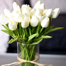 10PCS Fake Tulips Artificial Flower Real Touch for Home Decoration