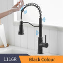 Smart Touch Kitchen Faucet with Sensor and Rotate Function