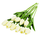 10PCS Fake Tulips Artificial Flower Real Touch for Home Decoration