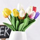 10PCS Fake Tulips Artificial Flower Real Touch for Home Decoration