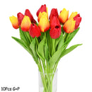 10PCS Fake Tulips Artificial Flower Real Touch for Home Decoration