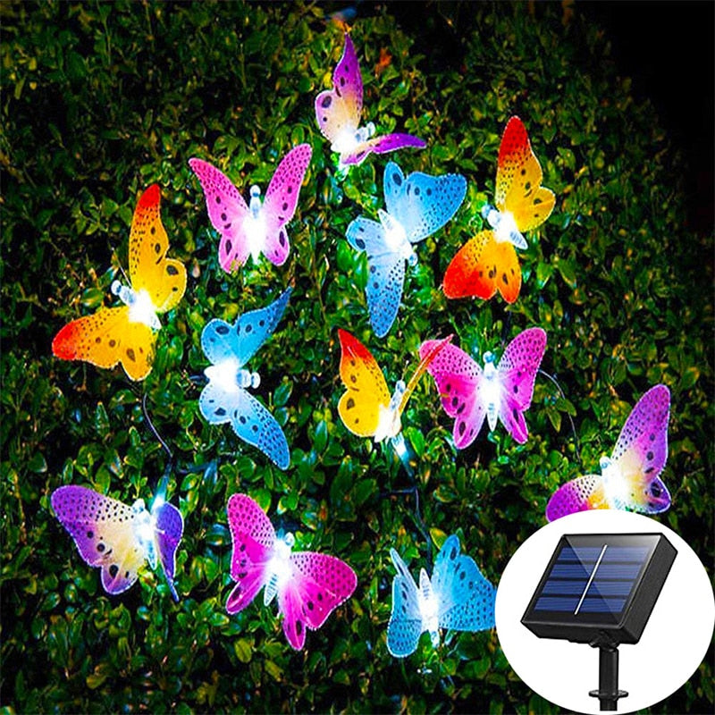 Outdoor Butterfly String Lights Length 5 meters