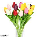 10PCS Fake Tulips Artificial Flower Real Touch for Home Decoration