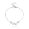 Fashion Jewelry Exquisite New Korean Fashion Temperament Simple Thin Chain Heart Bracelet For Women Girls Birthday Party Jewelry Gift