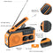 10000mAh Emergency Solar Power Radio USB Charging Hand Crank Radio