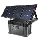 2000W Power Station  with  Solar Panels