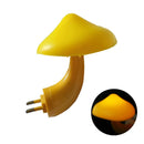 LED Night Light Mushroom Wall Socket Lamp EU US AU Plug Warm-White light.