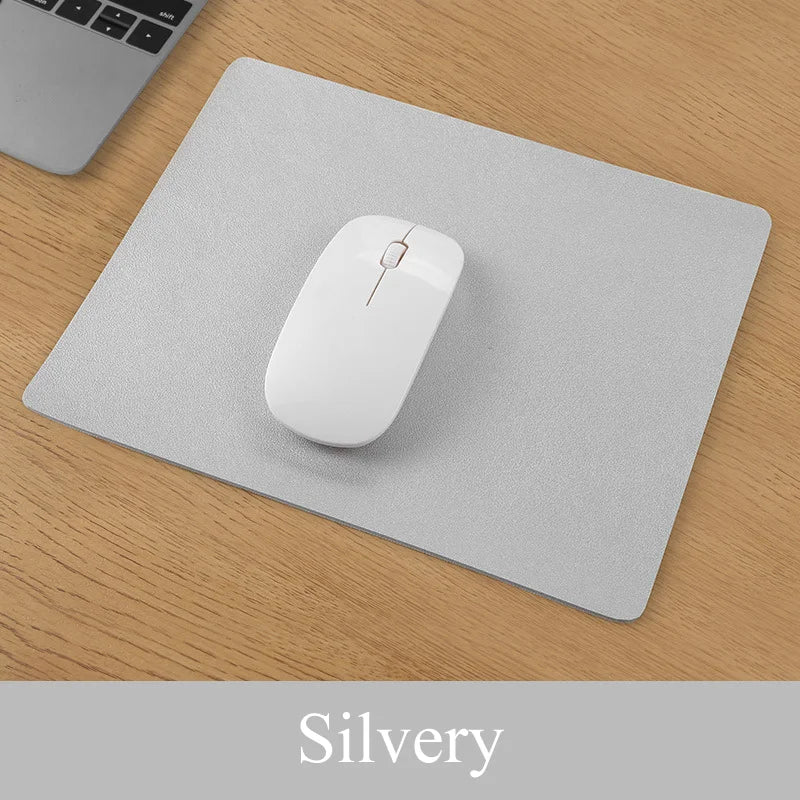 PU Leather Mouse Pad Waterproof Cute Desk Pad