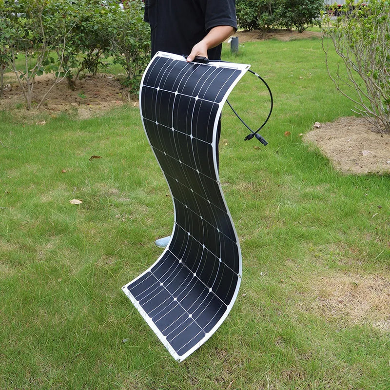 Dokio 12V 100W Monocrystalline Flexible Solar Panel For Car/Boat