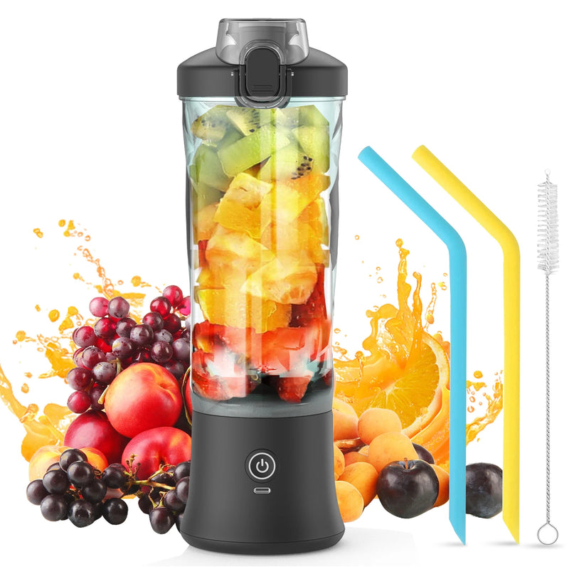 Portable Blender 600ML Electric Juicer Fruit Mixers 4000mAh USB