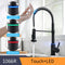 Smart Touch Kitchen Faucet with Sensor and Rotate Function