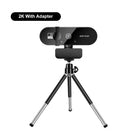 4K Webcam 1080P Mini Camera 2K Full HD Webcam with Microphone for Auto Focus PC