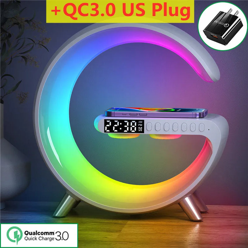 15W Wireless Charger Stand APP Control For iPhone 1 Fast Charging Station