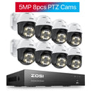 ZOSI 8CH 5MP PTZ Security POE IP Camera System