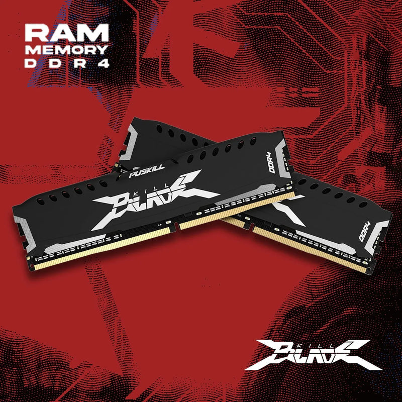 PUSKILL Memória RAM DDR4 16GB 8GB 1.2V 3200MHz 2666MHz